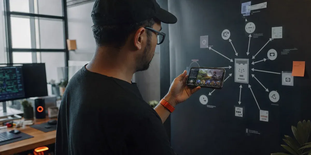 Couches du système de distribution de jeux — infrastructure multi-appareils et connexions